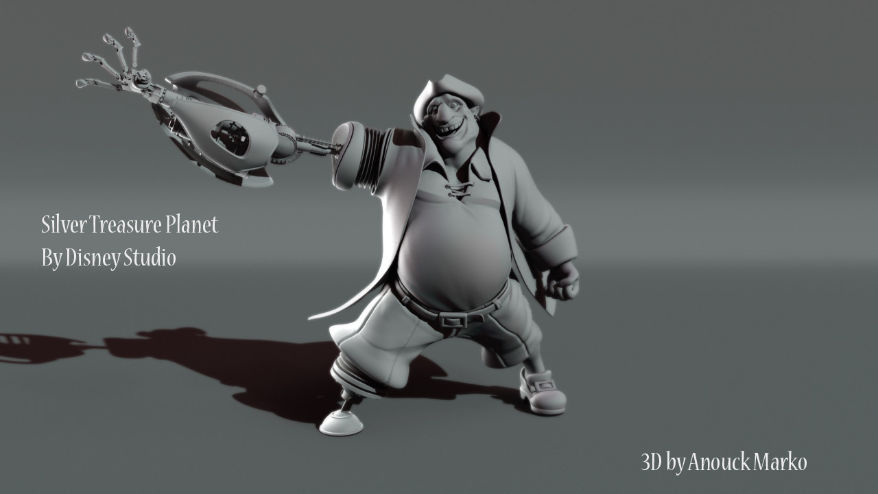 Artstation 3d Modeling Silver Treasure Planet Concept By Disney Studio Till Drakja Great adaptation of 'treasure island'. artstation 3d modeling silver