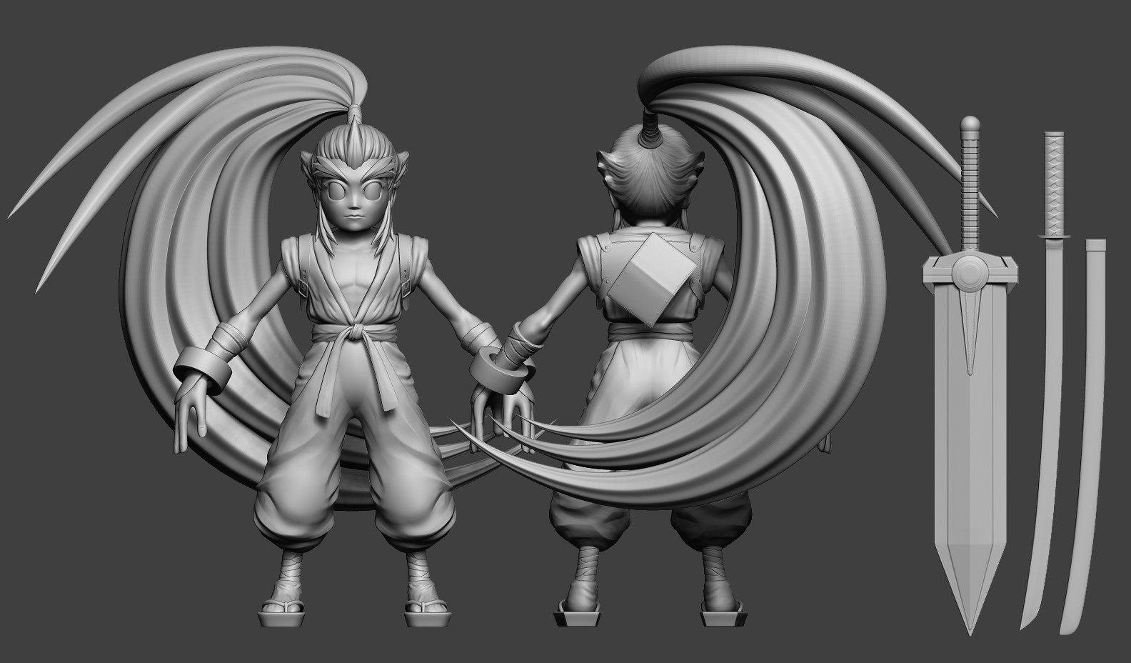 Artstation Brave Fencer Musashi Retrogasm 2015 Chris Vian