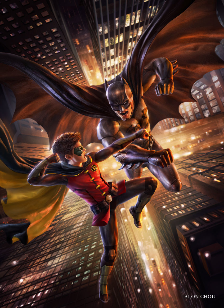 ArtStation - BATMAN VS ROBIN , Alon Chou