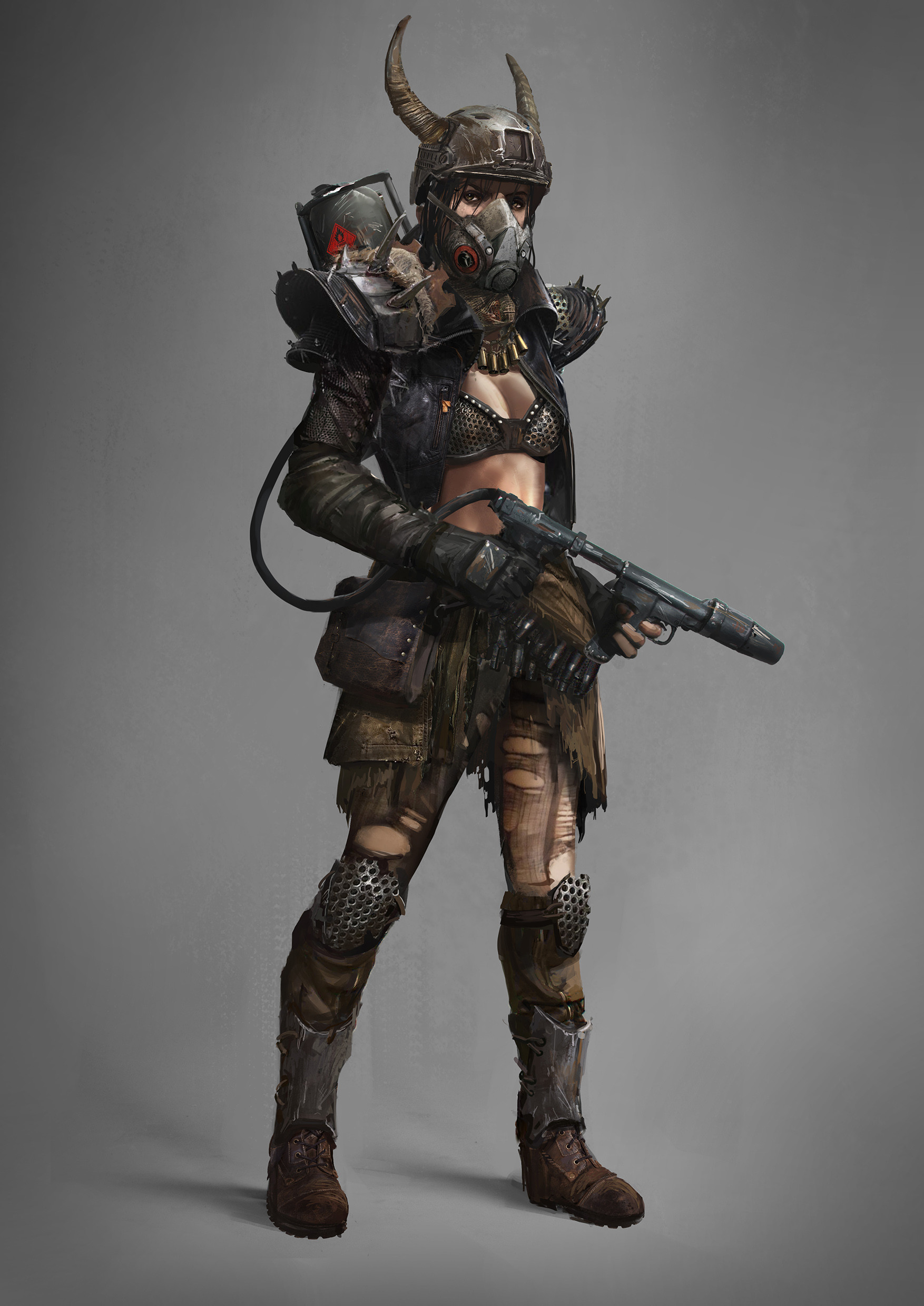 Artstation wasteland pyro
