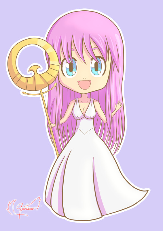 pics Athena Saint Seiya Fanart jesus quintero chibi athena