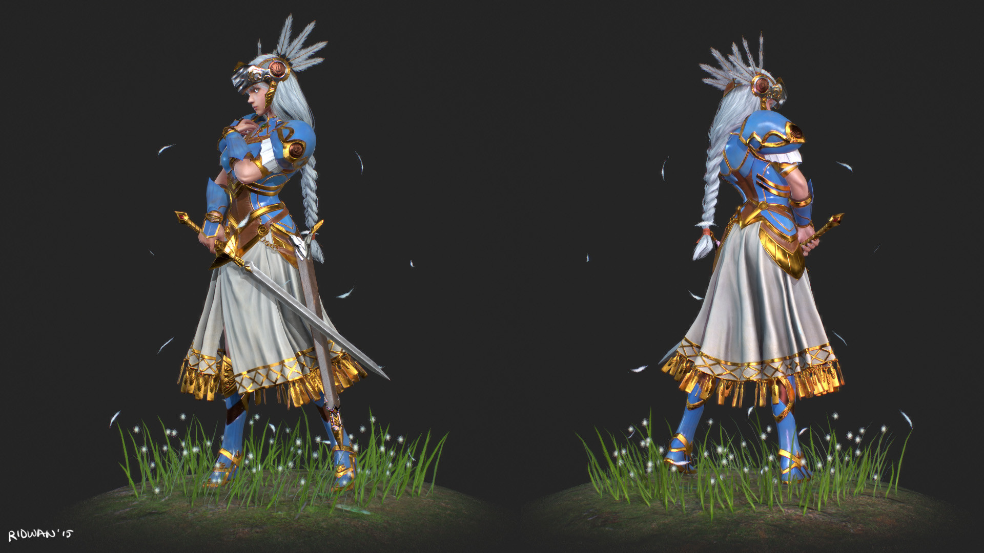 Artstation Valkyrie Profile Lenneth Ridwan Chandra Choa