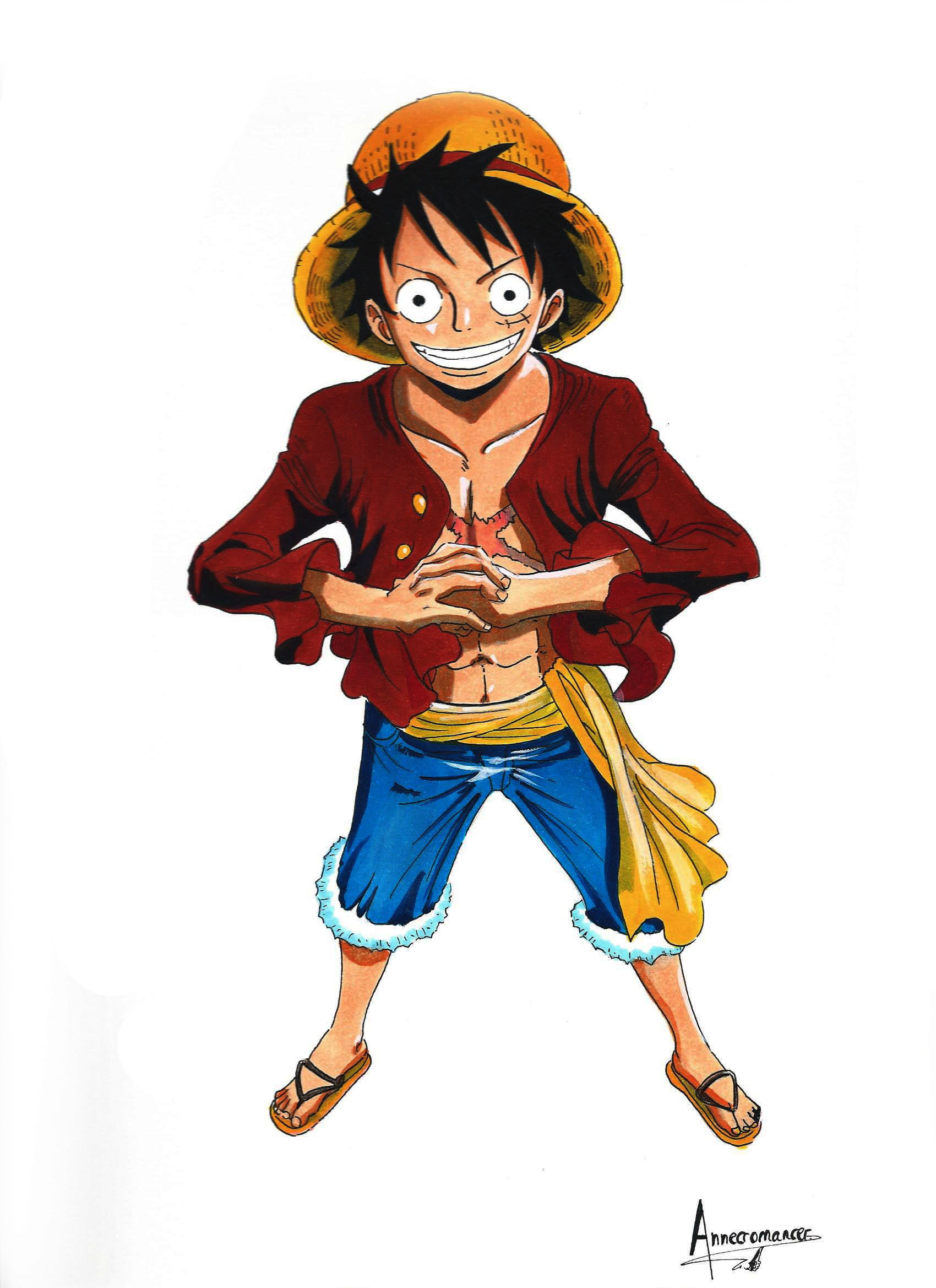 500x500 Luffy by Anonymee on DeviantArt