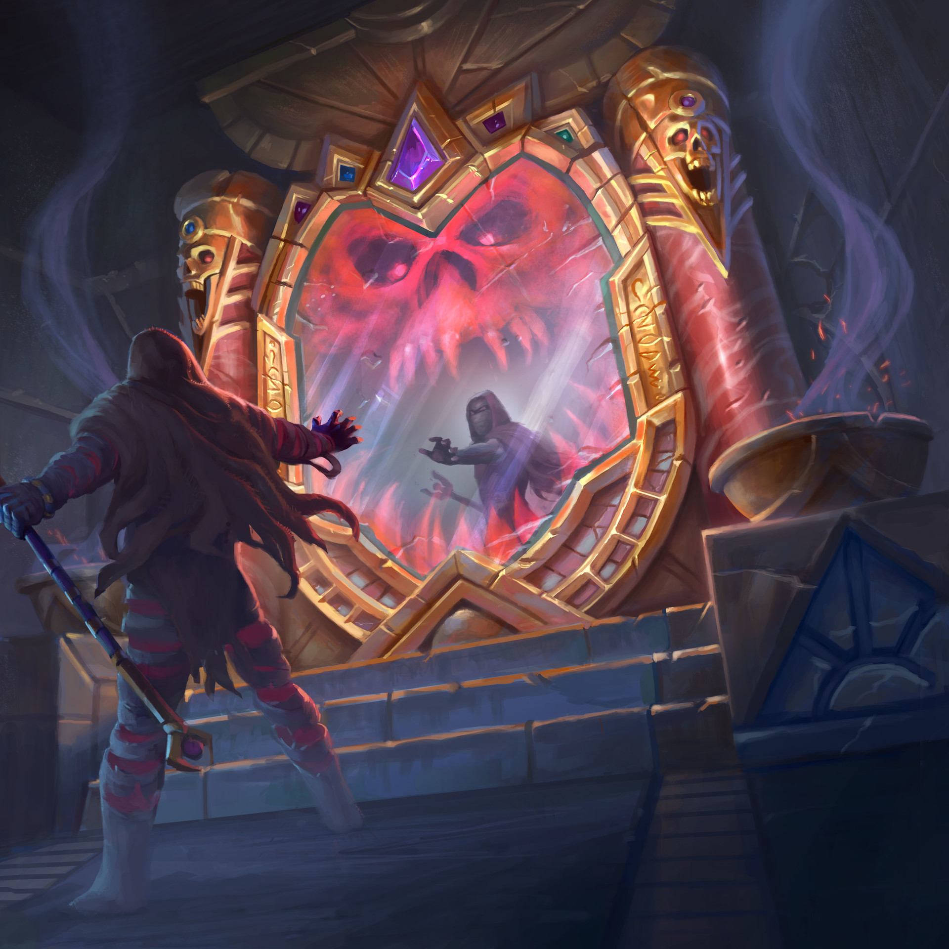 Artstation Hearthstone Mirror Of Doom Ishmael Hoover