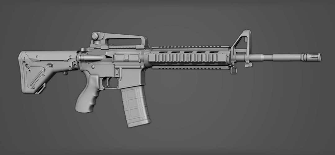 Ar models. Schmeisser ar15. Шмайсер ар 15. Magpul CTR 3d model. Ar 15 3d model.