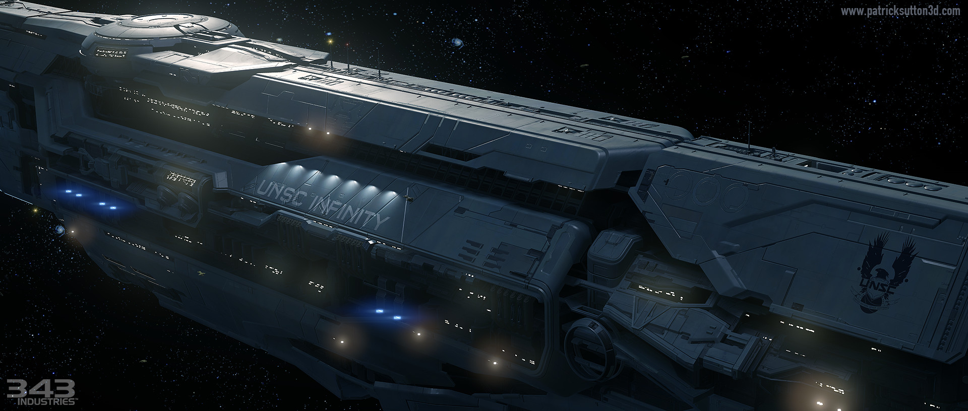 Artstation Halo 5 Unsc Infinity Patrick Sutton