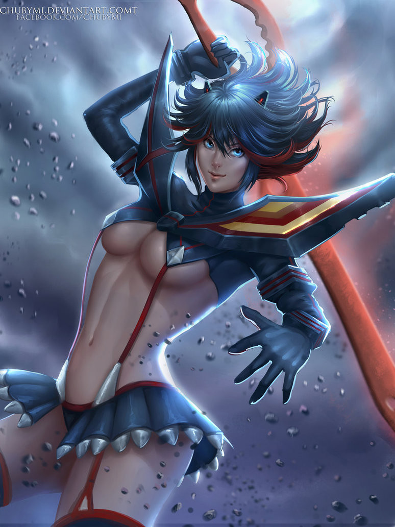 images Ryuko Matoi Artstation kill la kill ryuko matoi chuby mi