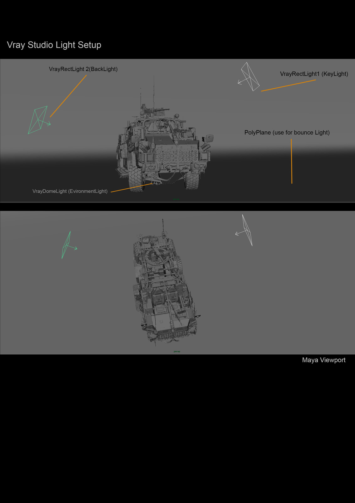 Vray Studio Light Setup 01