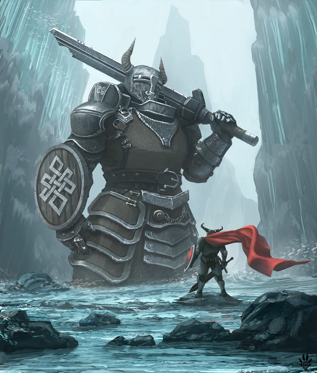 Artstation Unequal Duel Eugene Ermak