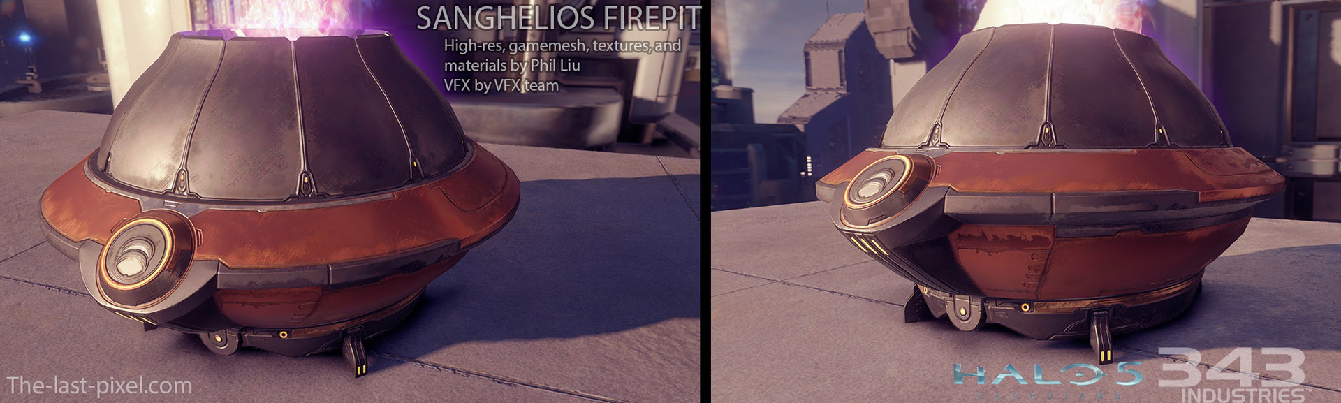 Phil Liu Halo 5 Sanghelios Firepit