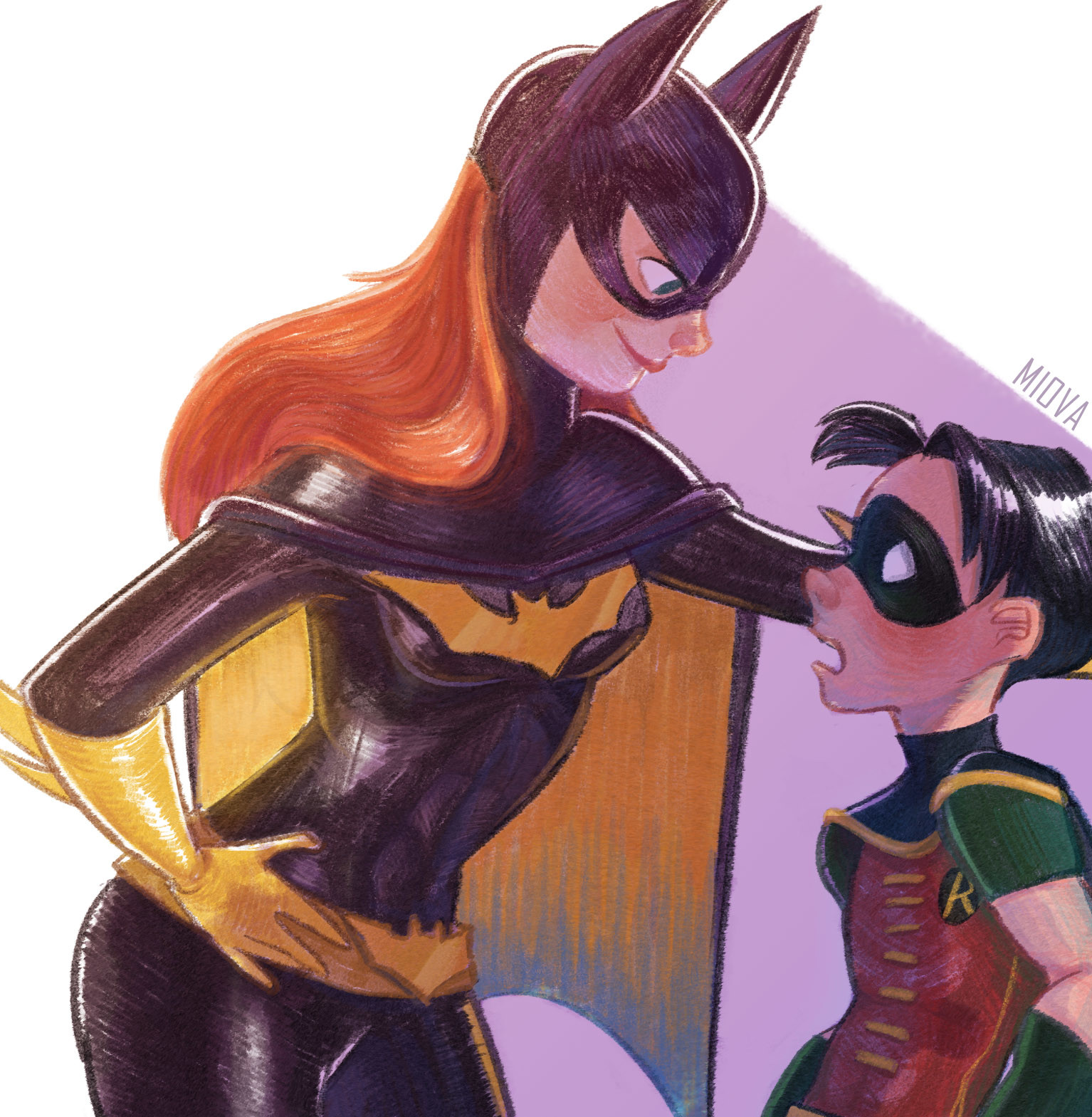 batgirl and robin, Tang Chen.