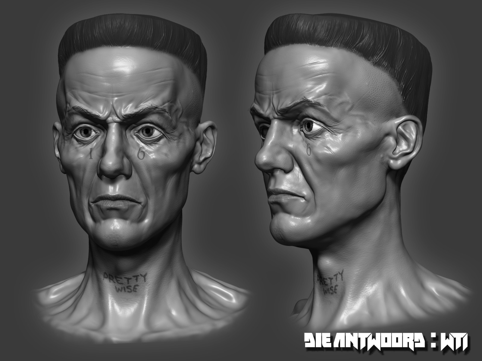 Artstation Die Antwoord Ninja Alex Dalt