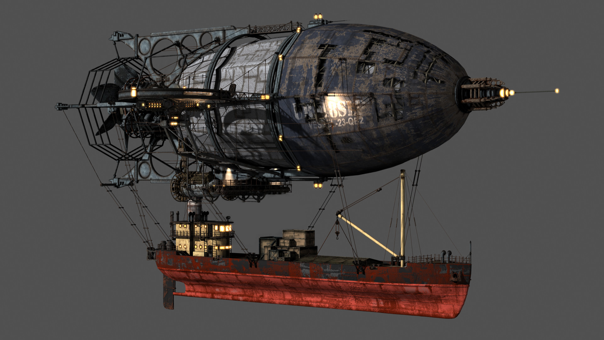 <b>Steampunk</b> <b>Airship</b>.