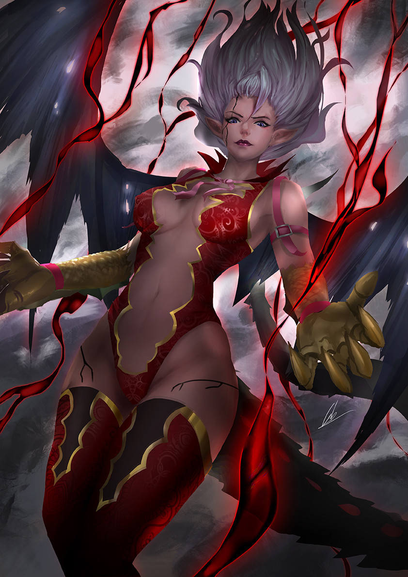 Artstation Eye Candy Anime Chicks 2015 Yong Hui Ng