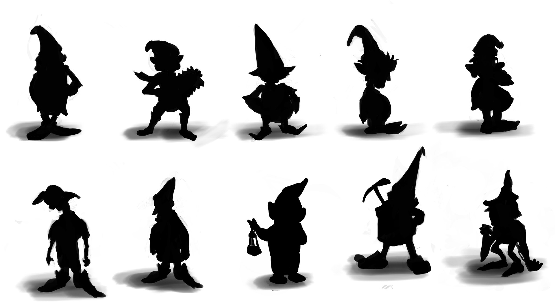 Laura Mesones - Daily silhouette study. November 2015 challenge