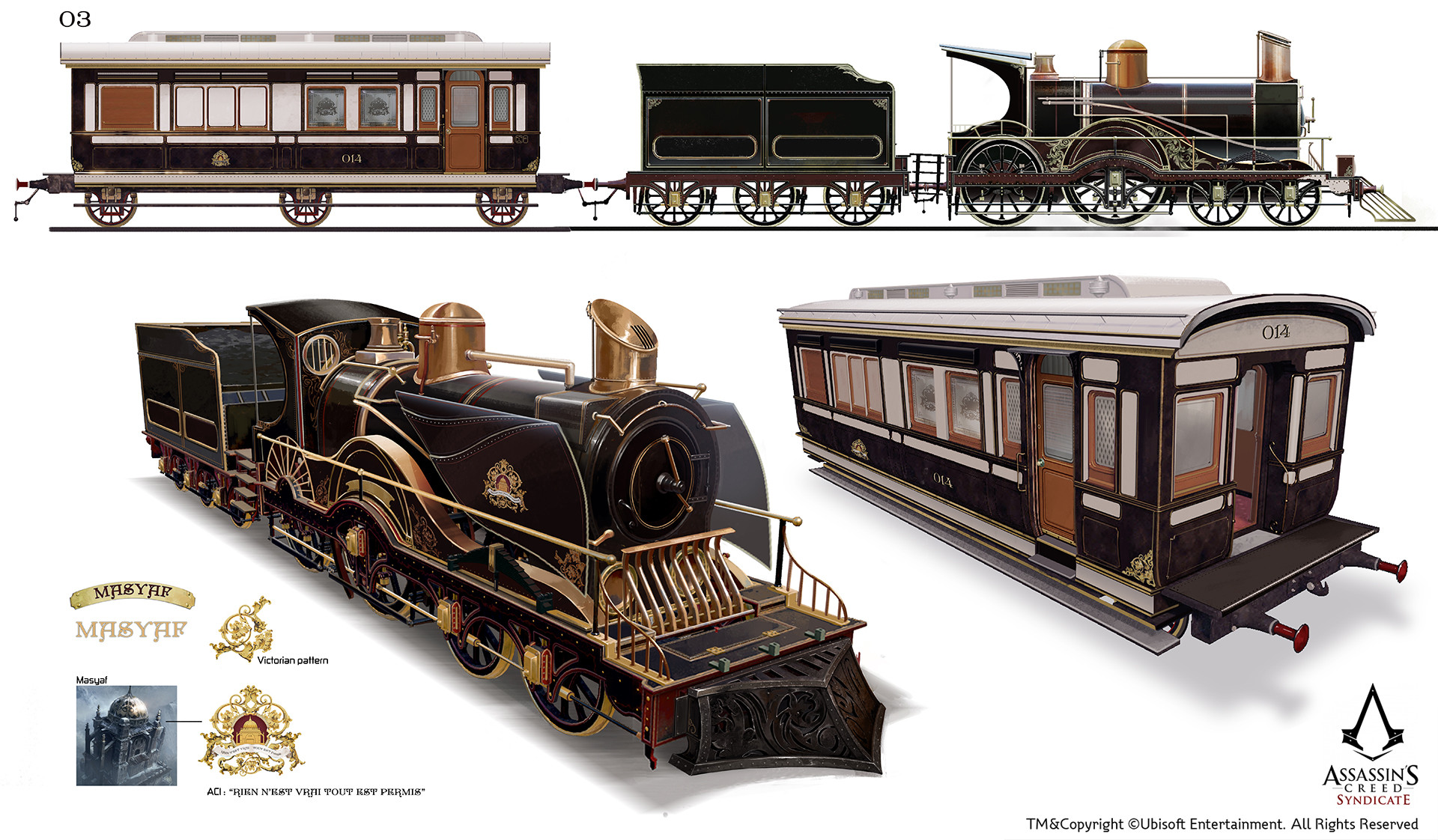 Artstation Assassin S Creed Syndicate Train Hideout Design David Alvarez