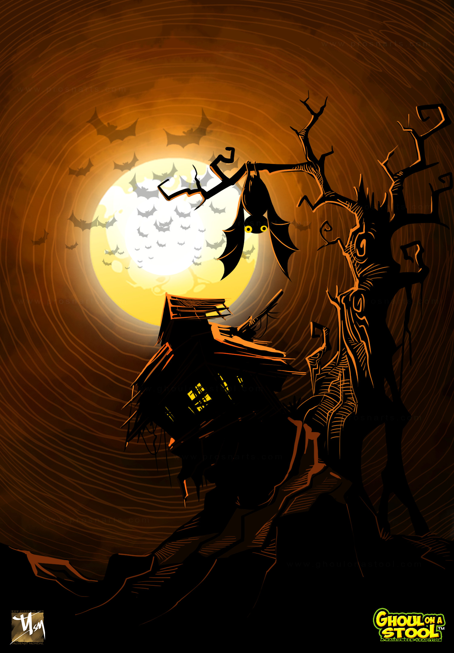 Artstation Halloween Illustrations Prosenjit Mondal
