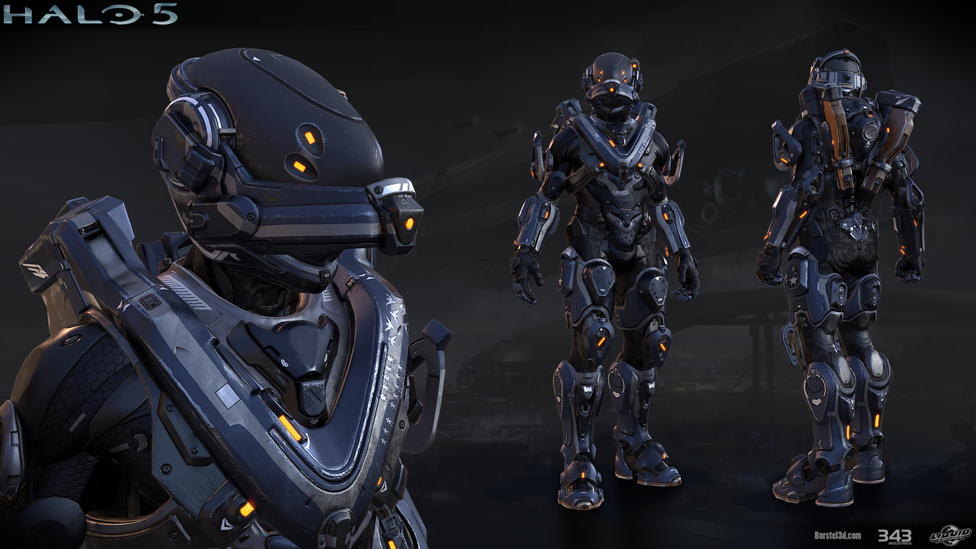 This is the Mako armor set that I made for Halo 5