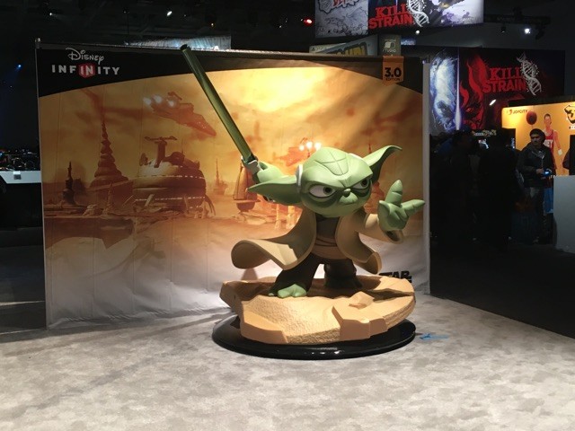 life size yoda blockbuster