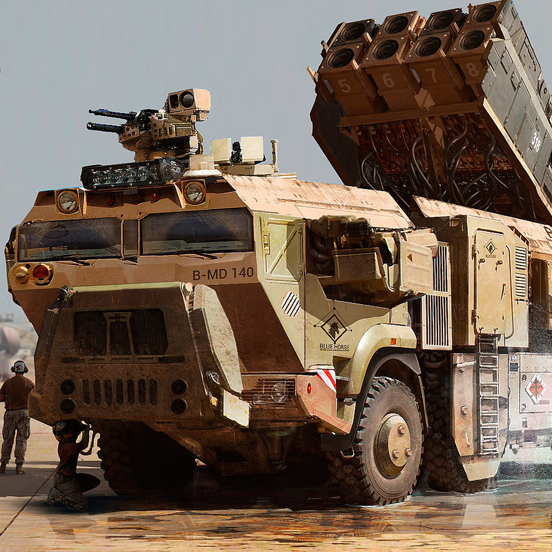 AIR DEFENSE ARMORED TRUCK B-MD BUFFALO
