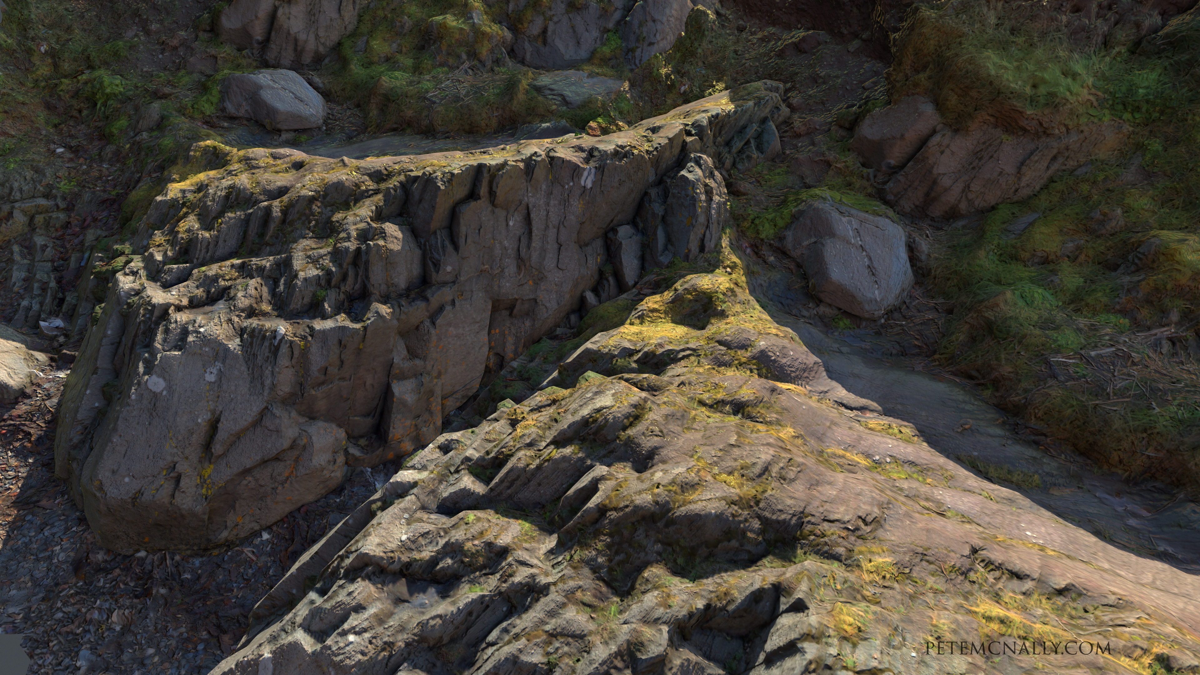 Rendered in real-time in Marmoset Toolbag 2
