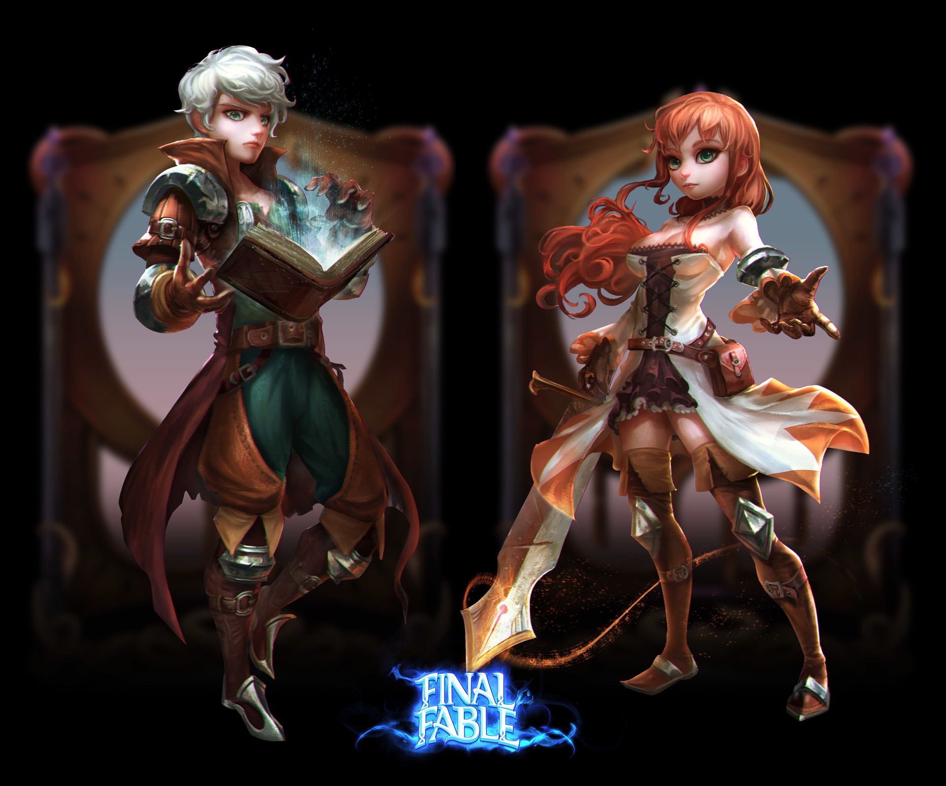 ArtStation - IGG-Final Fable Game character set, 國峰 藍