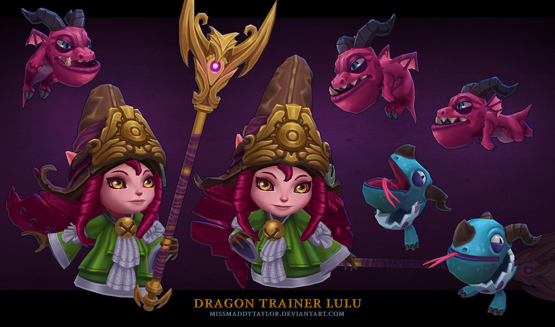 Artstation Dragon Trainer Lulu