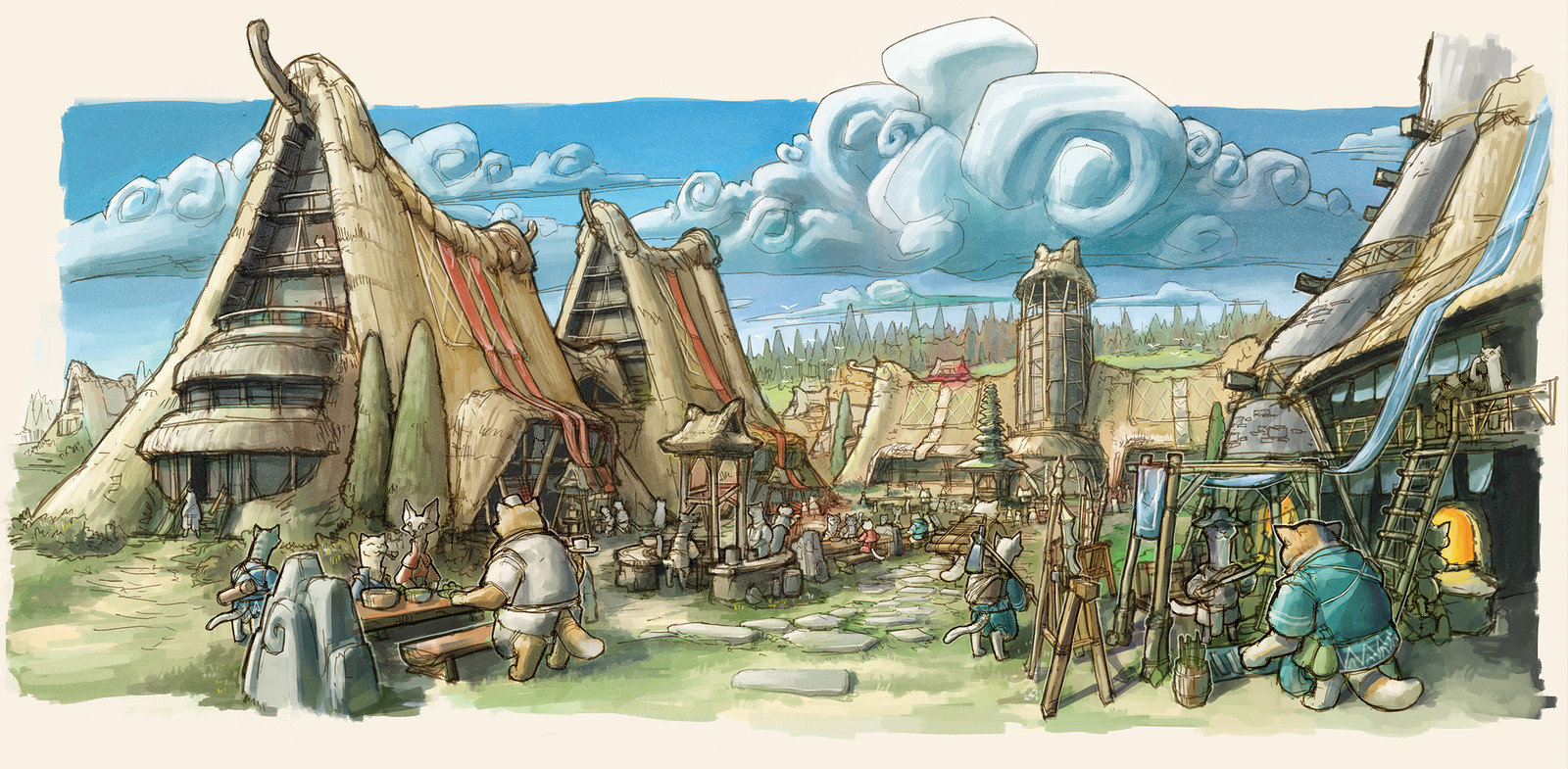 Wharf Whiskers - Village