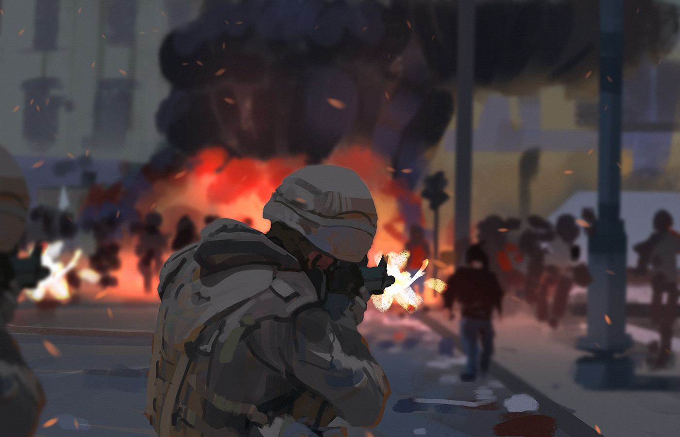 Artstation 119 365 World War Z Atey Ghailan