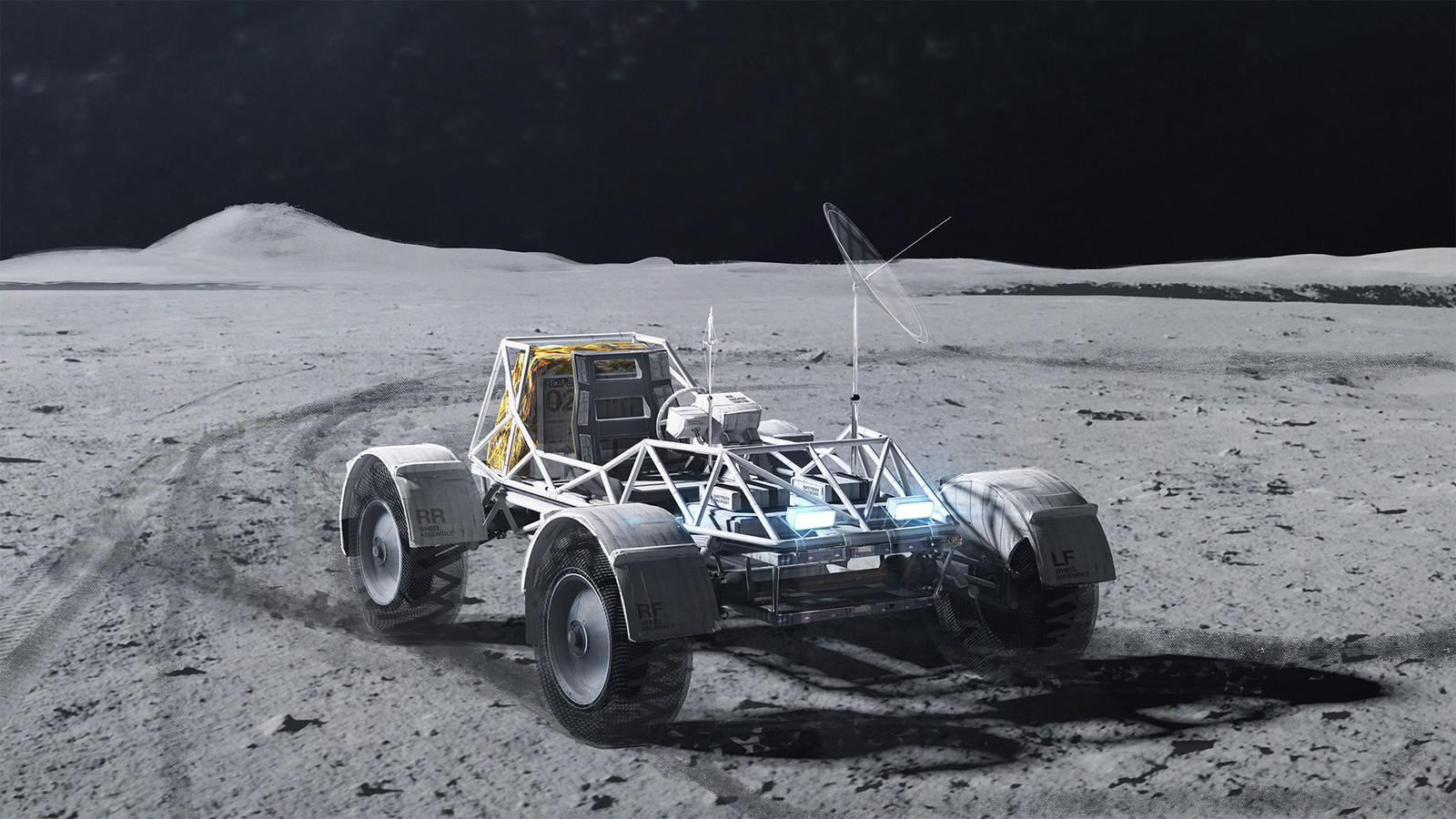 Final design of the rover.