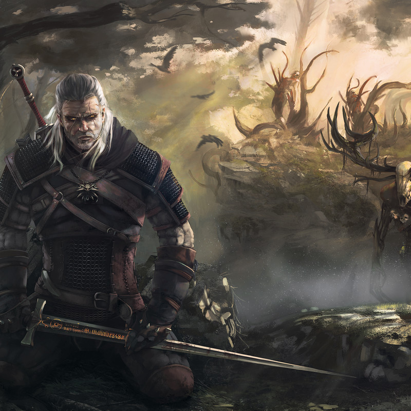 Geralt and leshen