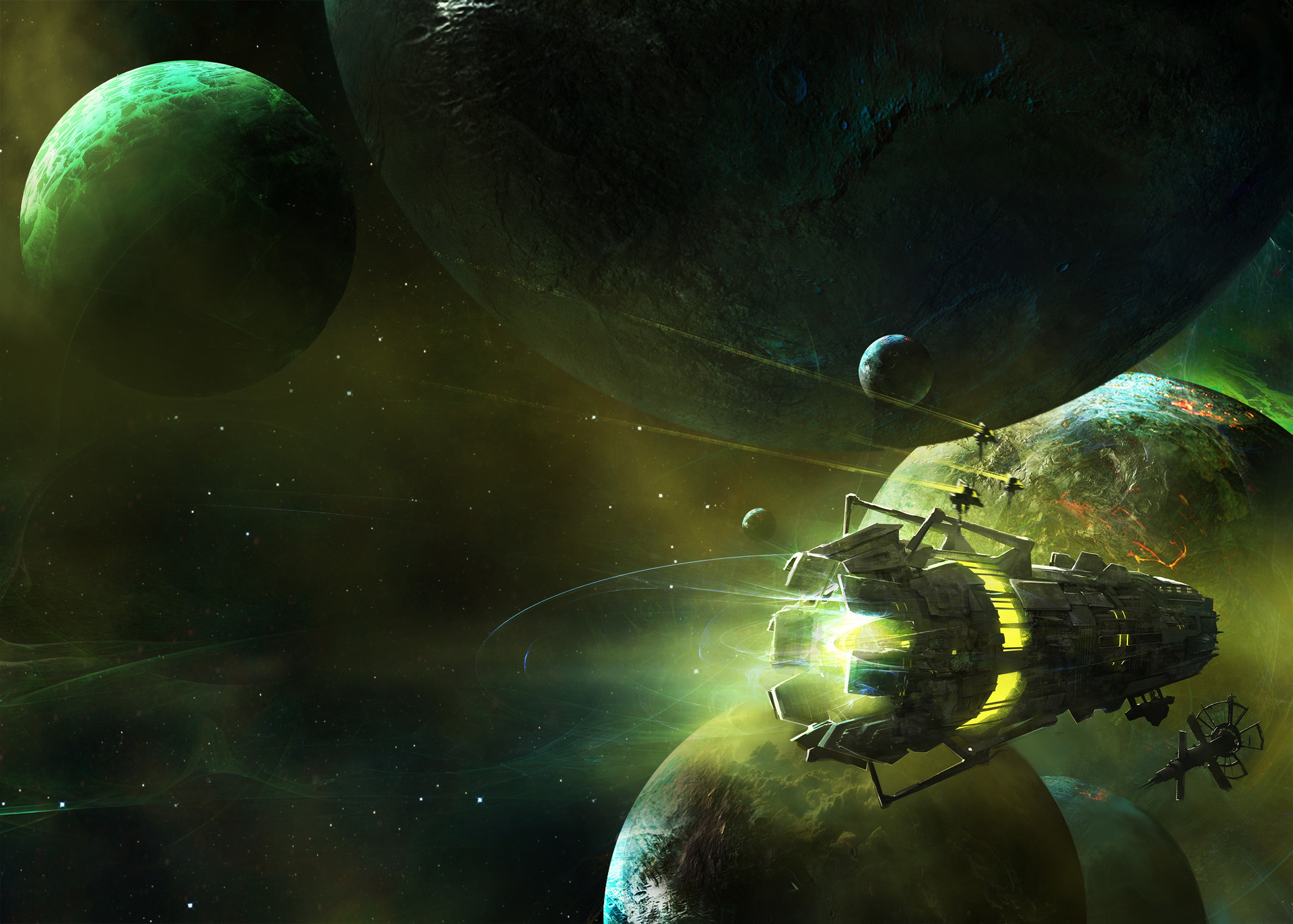 space opera concept art