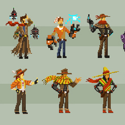Joon choi pixel art lineups