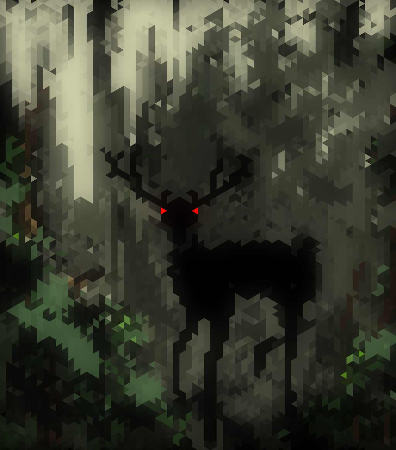 Artstation Trixel Stag Andres Reinot