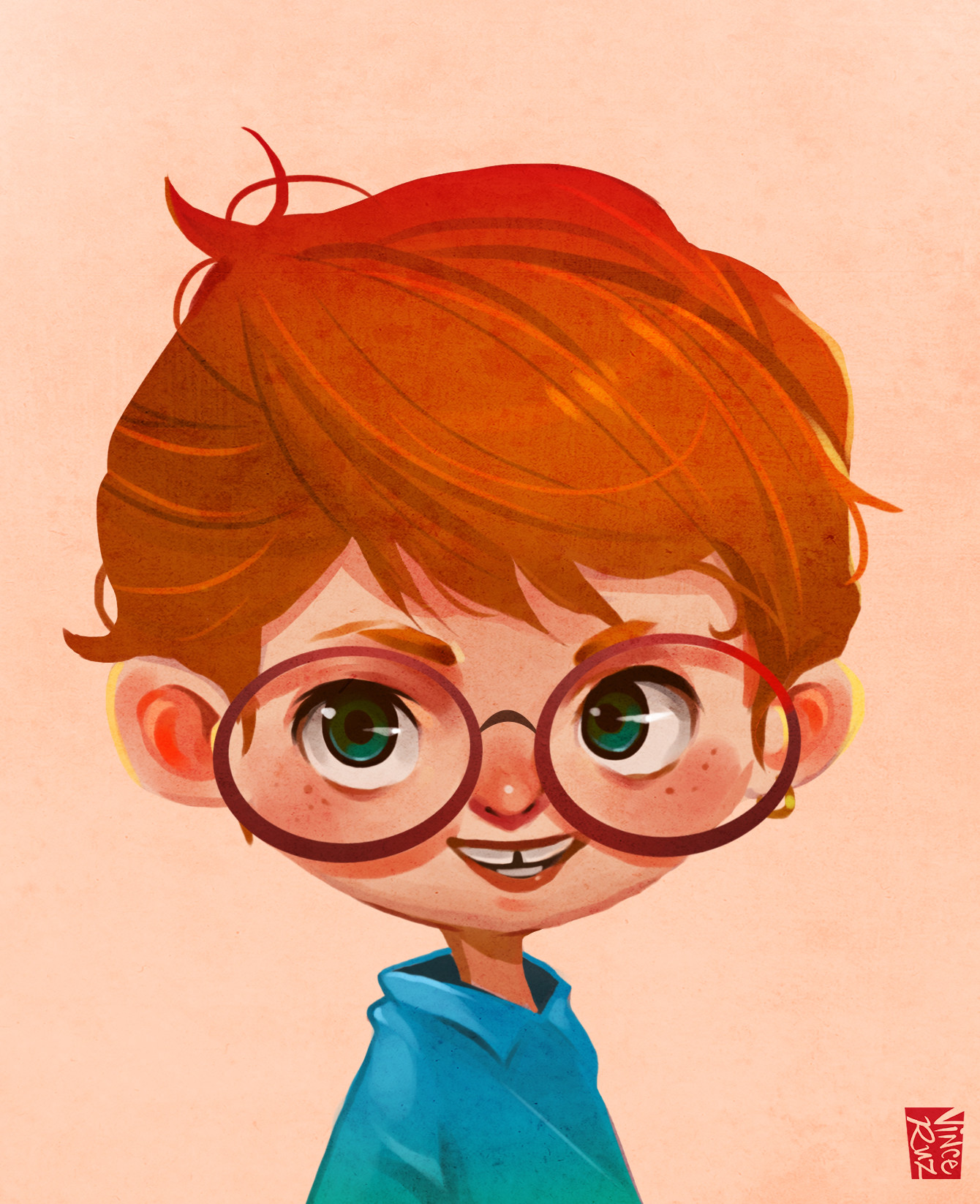 ArtStation - Redhead boy