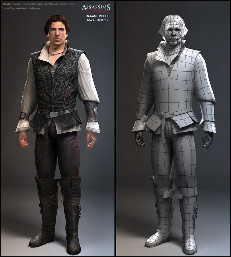 Game models. Assassin's Creed 3d model. Ассасин Крид 2 High Poly model. Dishonored модели персонажей. 3d модели Dishonored.