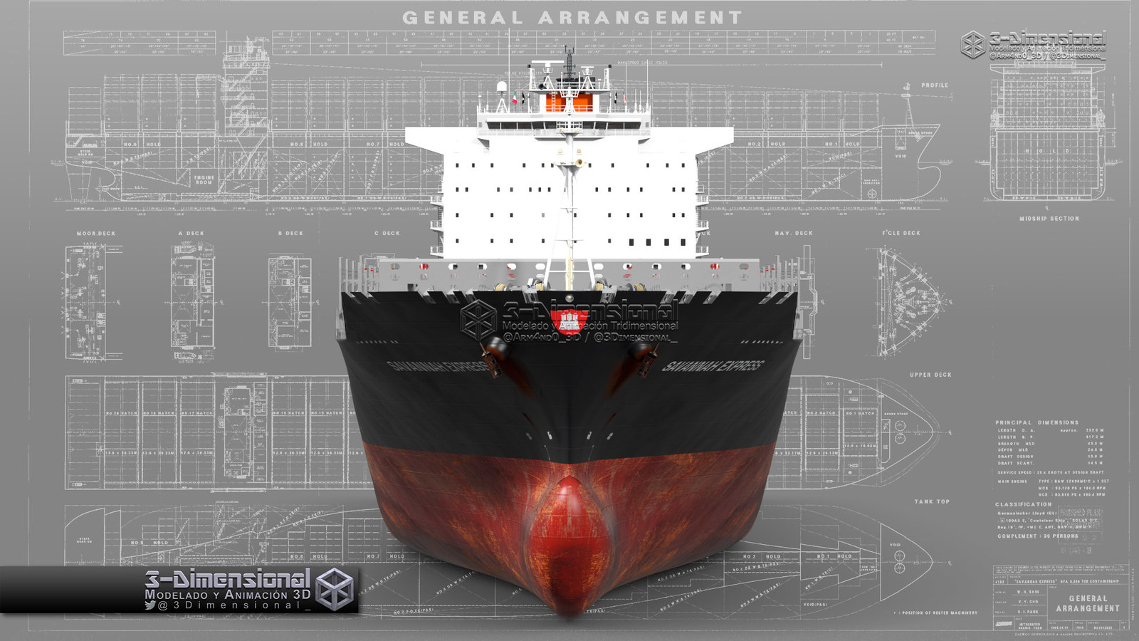 Container Ship - Savannah Express