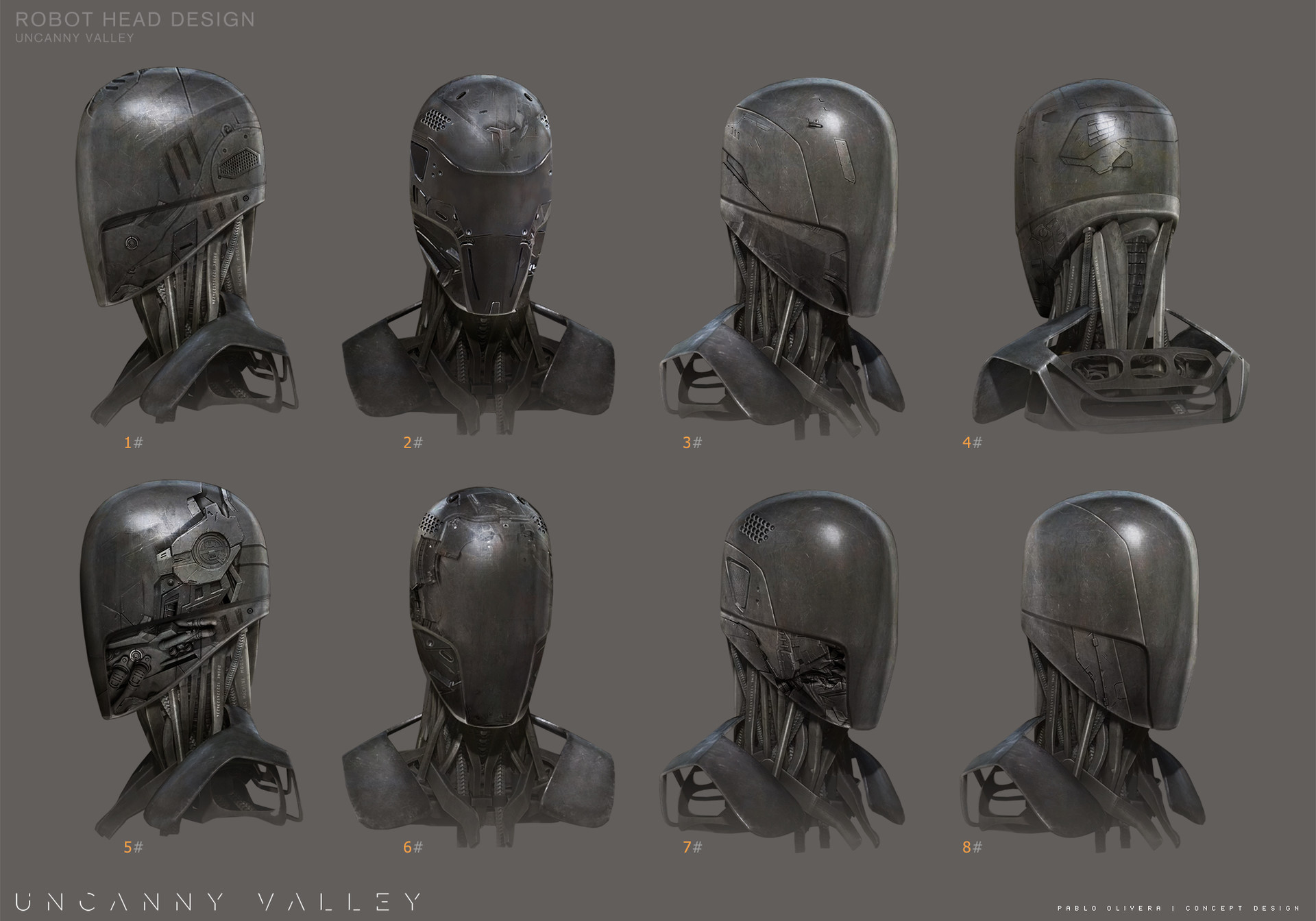 Robot Head Sketch 112317 Aaron De Leon On Artstation At Https