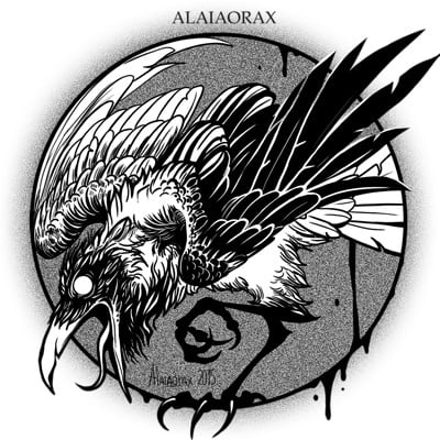 Alaiaorax corvum logoraven