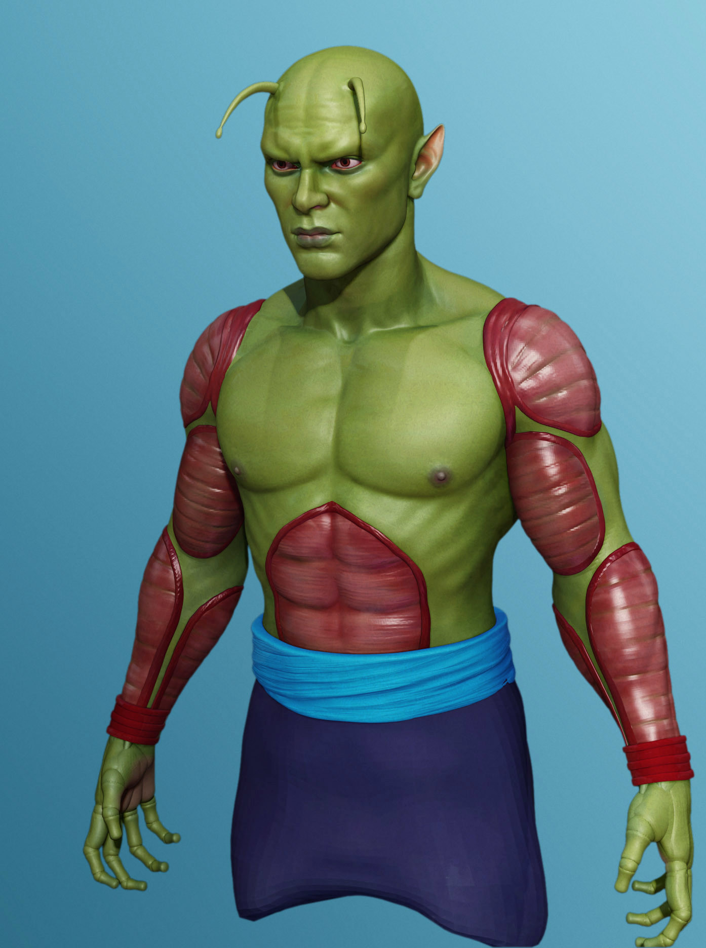 ArtStation - Piccolo Zbrush model WIP