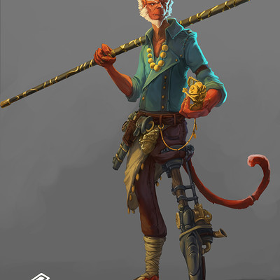 Nicolas amoroso colors monkey king fond