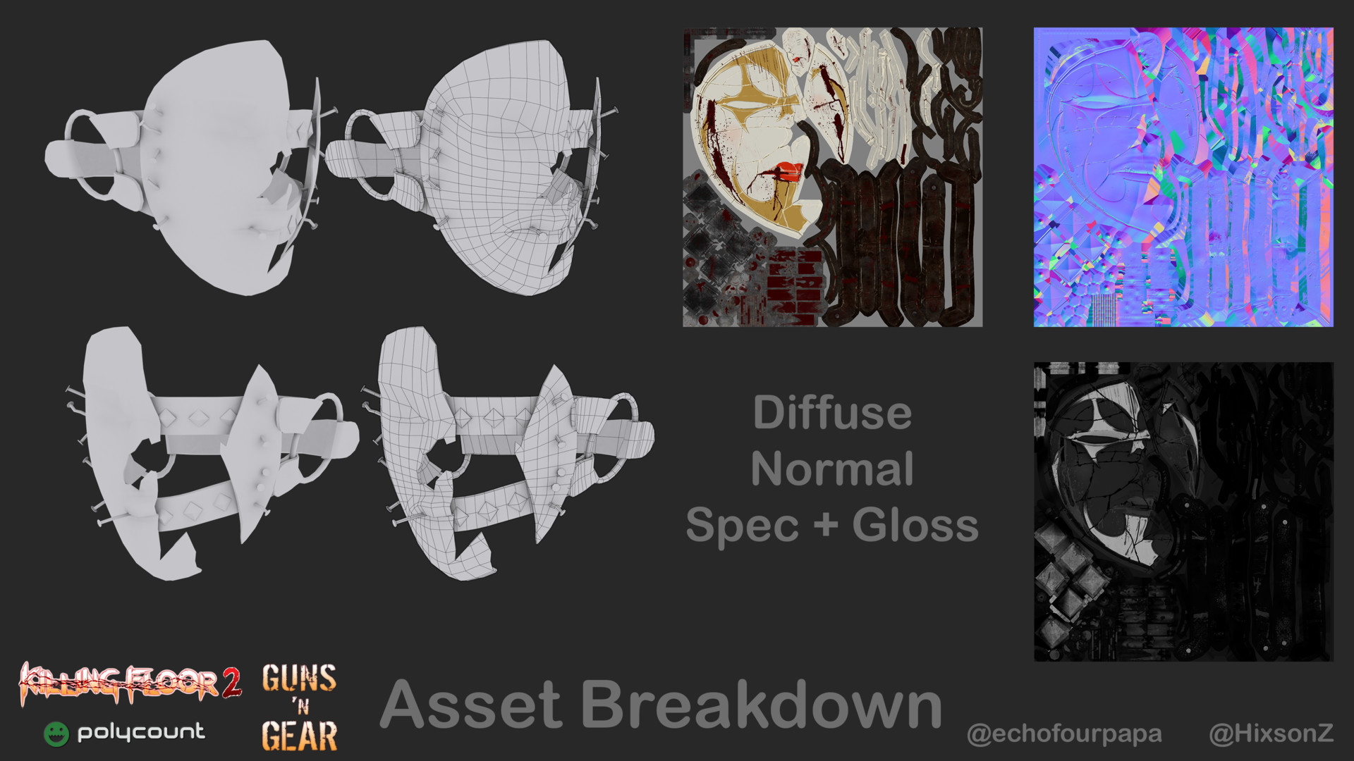 Artstation Broken Mask Kf2 Guns N Gear Contest Entry Mark Petro