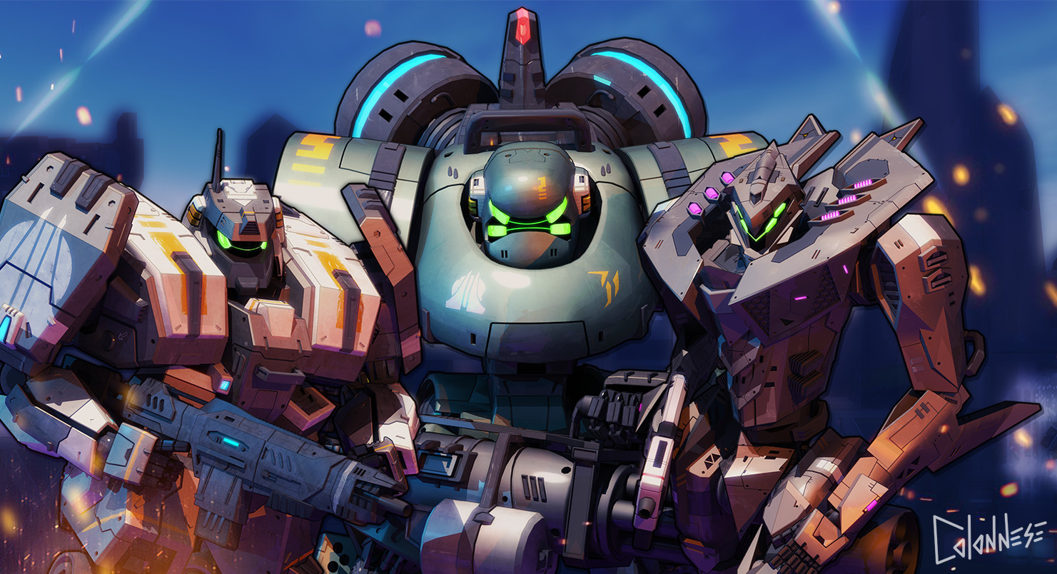 Mike Colonnese - Dawn of Steel unit & structure designs