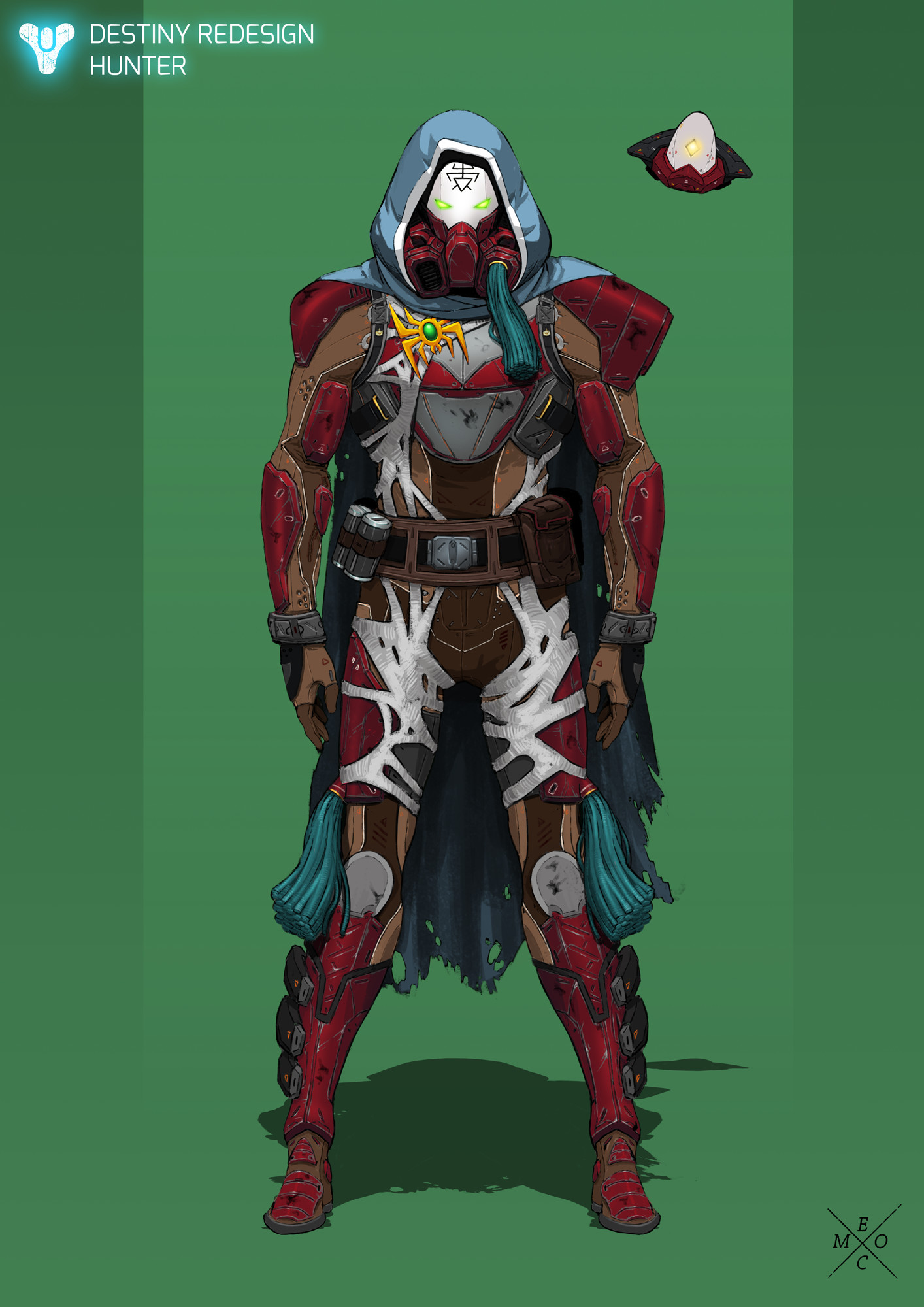 Artstation Destiny Redesign 40k Hunter Erlend Capodanno D.va + warhammer 40k crossover. artstation destiny redesign 40k