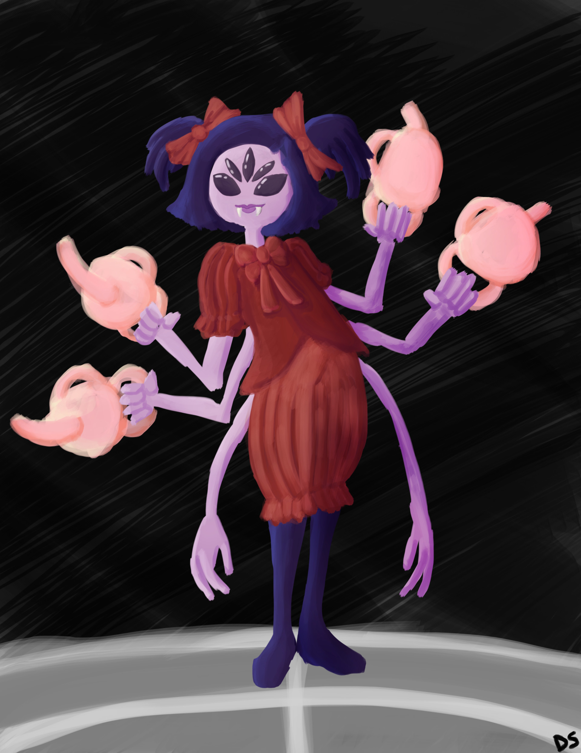 Artstation Fan Art Muffet From Undertale Danielle Solomon Artstation Fan Art Muffet From Undertale Danielle Solomon