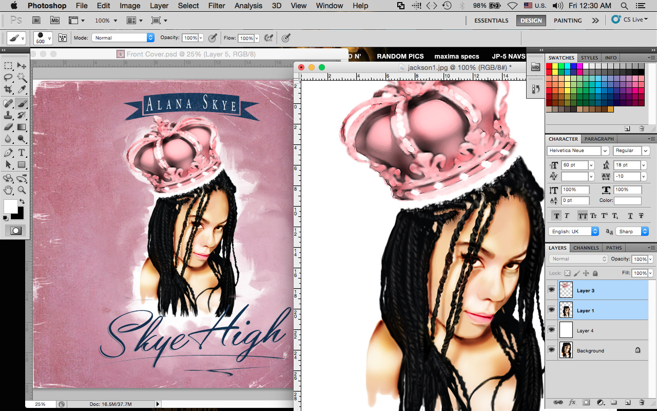 Leroy Staples - Alana Skye CD Cover Design