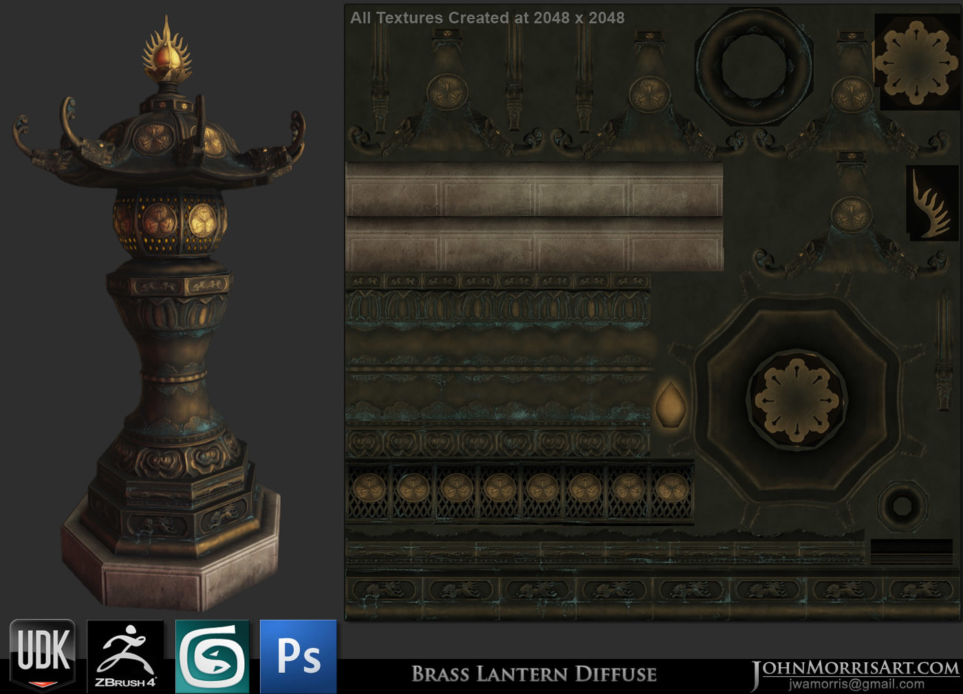 Lowpoly and Diffuse map