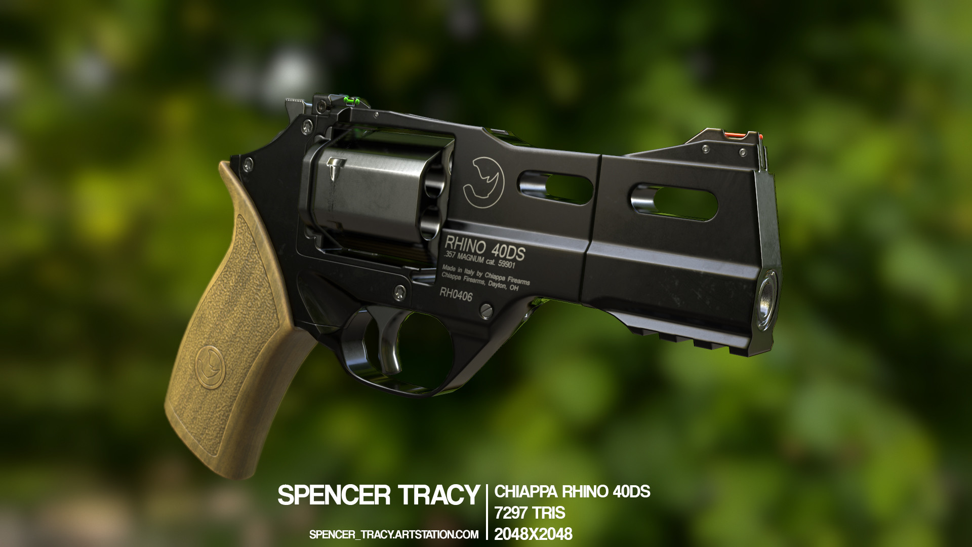 Artstation Chiappa Rhino 40ds Spencer Tracy