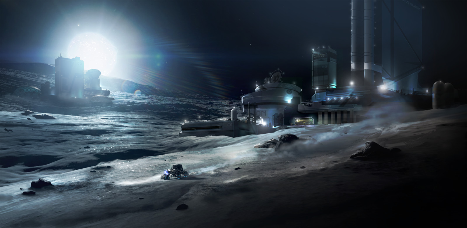 Elite:Dangerous horizons moon base