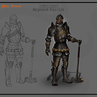 Artstation Beyond Skyrim Steel Weapon Set Jan Ruf